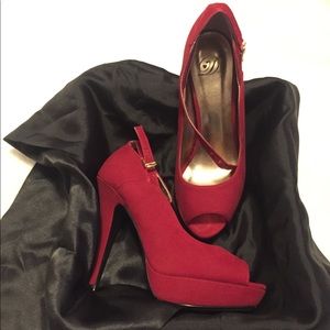 Red high heels